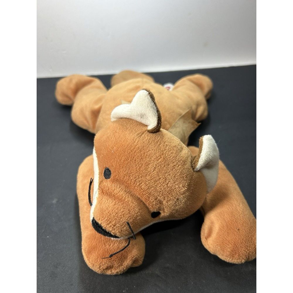 1997 Ty Pillow Pal Buddy "Foxy" Brown‎ Fox 16" Plush Toy Animal NO CARDBOARD TAG